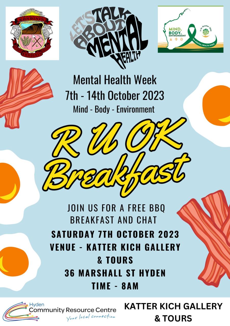 Mental Health Week - R U OKAY Breakfast