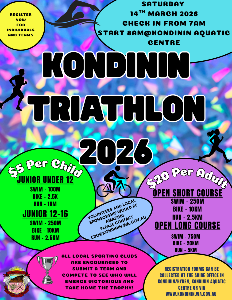 Kondinin Triathlon 14th March 2026