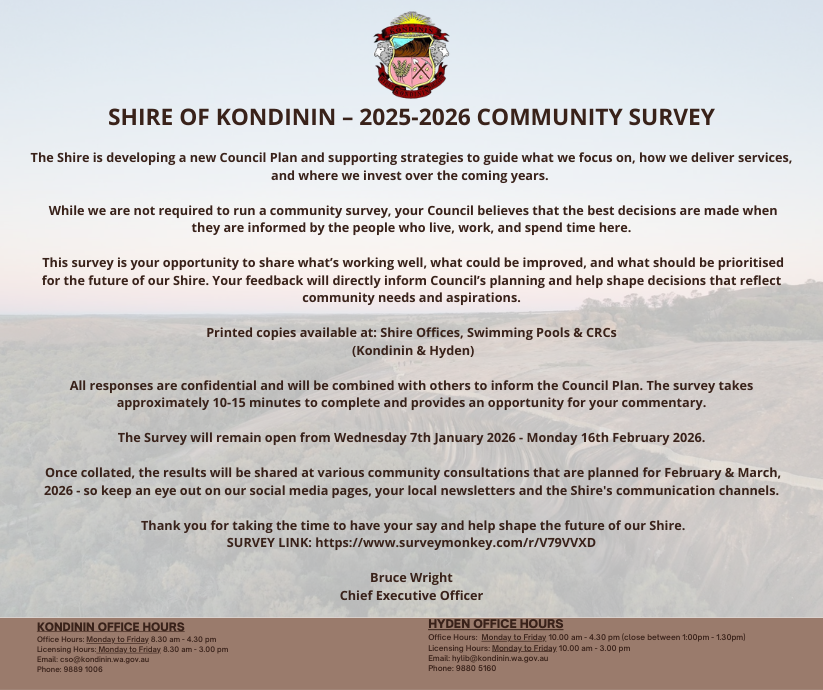 2025-2026 Community Survey